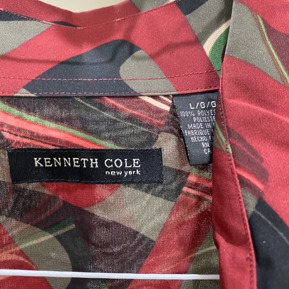 Kenneth Cole sheer button down - Picture 2 of 3